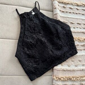 Black Lace Top